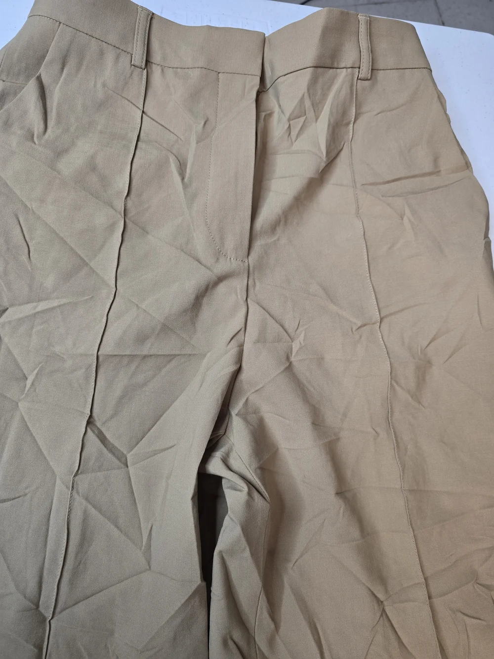 Tory Burch Beige Khaki Chinos